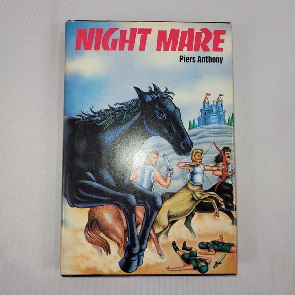 Piers Anthony Xanth Night Mare Hardcover Book Club Vintage Del Rey - Picture 1 of 1
